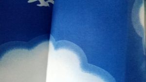 Promo Gorden Biru Awan Gorden Asoka hijau dan abu gorden jendela dan pintu Tinggal pasang