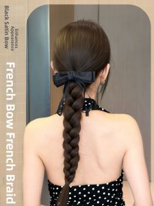 XIAOQI | Mandarin Style Simulated Hair Ponytail Plaits Ribbon