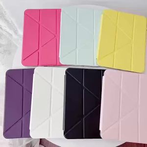 For Samsung Galaxy Tab S10 Lite S9 FE 10.9 A9 Plus 11 Smart Cover Tab S7 Fe S8 S10 Plus 12.4 13.1 With Y-Shaped Fold Clasp Funda