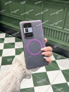 Ultra Thin Hinge Supported Wireless Charging Case For Magic V3 Foldable Phone Matte Finish