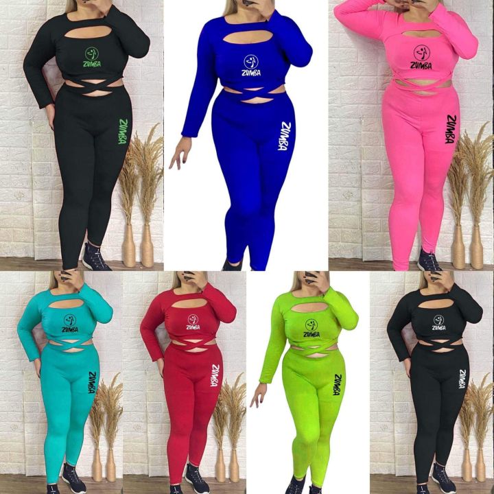 Plus size shop zumba clothes