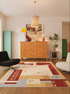YUNHAOBUYI | Retro Easy-Care Multi-functional Carpet