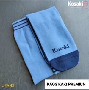 Kaos Kaki Universal  Pria / Wanita Kosaki UNISAKI Kaos Kaki Dobel Tumit Kaos Kaki Dobel Nylon Kaos Kaki Non Jempol-JEANS