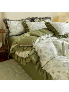Kiss Dear | Hepburn Style 100% Cotton Bedding Set