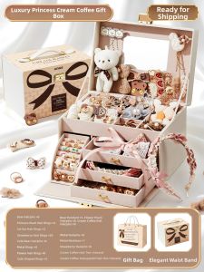 TonGJishi | Princess Design Girls Jewelry and Hair Accessories Gift Box