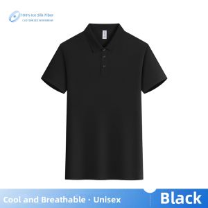 Custom Logo Short Sleeve Cool Breathable Polo Shirt