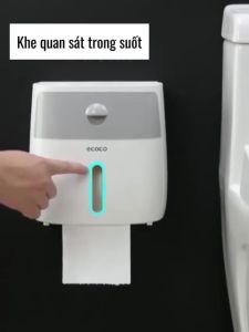 Hộp đựng giấy vệ sinh 2in1 ECOCO 1804