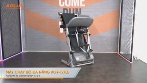Máy chạy bộ tại nhà AGURI AGT-127LE đa năng đa tiện ích motor DC 3.5HP tải trọng 130kg tốc độ lên tới 16km/h