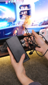 TRANYOO【TISI มั่นใจปลอดภัย】K20 Powerbank 15000mAh แบตเตอรี่สำรองพกพา การชาร์จเข้า พอร์ต Type-C การชาร์จออก พอร์ต USB Type-C มาพร้อมสายชาร์จด่วนสองสาย iPhone Type-C สามารถชาร์จได้พร้อมกัน รับประกันสินค้า 1 ปี ขนาดกะทัดรัด พกพาสะดวก แสดงผลดิจิทัลอัจฉริยะ