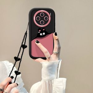 Vivox300pro Phone Case Womens Full Lens Protection Anti-fall Cartoon Style Silicone Shell for Vivo X200 X100 90 S19 18 Y78