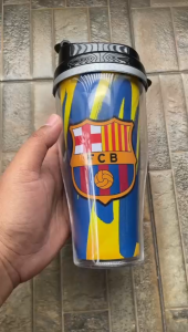 Tumbler FC Barcelona Barca Spanyol Klub Tim Sepak Bola Botol Minum