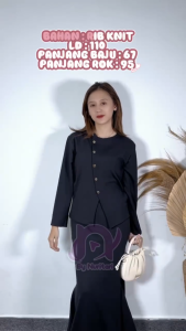 RIANA SET ROK RIB KNIT MERMAID // ZERA SET KANCING MIRING ROK MERMAID // ONE SET RIANA // SET POLOS // ONE SET POLOS //