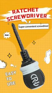 13-in-1 dual-purpose ratchet screwdriver set high quality alloy steel material hand tool screwdriver cross recessed telescopic portable mini screwdriver small repair tool