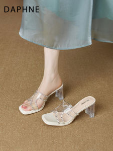 Daphne | Transparent High Heel Summer New Style Fairy Wind Crystal Ladies Sandals