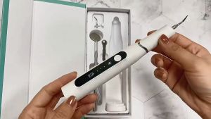 ★COD★ Alat Pembersih Karang Gigi Dental Scaling Sonic Elektrik 1 Set 3 Modes Perawatan Dan Pembersih Karang Gigi Dental Remover