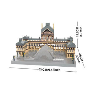 3D Christredeemer Model Micro Building Blocks Toy-Adult Puzzle PresentDIY Sacred Desk DecorReligious Gift for Faith Enthusiast