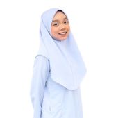 Original Tudung Si Comel Tudung Sekolah Berzip Dua Lapis Tudung Koshibo Lembut Awning on point