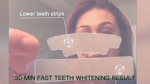 7 pairs/14 pieces Teeth Whitening Strips Coconut Oil Fragrance Oral White Gel Hygiene Care Teeth Whitening Portable Advanced Teeth Whitening Strips Reduce Tooth Sensitivity and Remove Stain