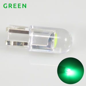 KEVANLY | 10/100pcs Car LED T10 W5W Glass COB Dome Reading Bulb Canbus W5W Led License Plate Light Side Marker Lamp Parking Signal Lights