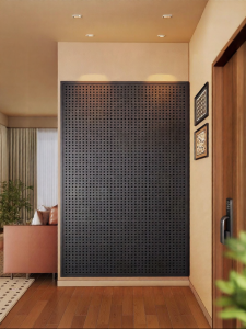 evesigar | Wall Concealment Storage Rack Metal Multi-level