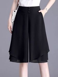 QIAOXIZI | Comfortable Loose Five-Piece Pants for Middle-Aged Women