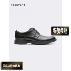 Rockport Mens Business Shoes Comfortable Breathable Lace-Up Derby Leather Shoes for Wedding CI9494 Spring Autumn Season