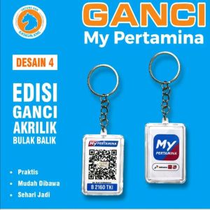Gantungan Kunci Barcode MyPertamina Akrilik