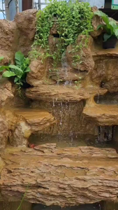 น้ำตกหินแท้ขนาดกลาง น้ำตกหินธรรมชาติ น้ำตกในสวน น้ำตกหน้าบ้าน น้ำตกราคาถูก ตกแต่งพร้อมส่ง