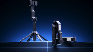 Professional Gimbal Stabilizer for Phone Foldable Handheld Stabilizer for iPhone 16/15/14/13/12 Pro Max & Android Anti-Shake Selfie Stick Phone Holder Vlogging Stabilizer with Focus Wheel RGB Fill Light and Selfie Stick for TikTok & YouTube