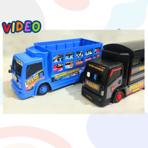 ID Mainan RC Polisi Truck Basuri Baterai Charger JSP T-15