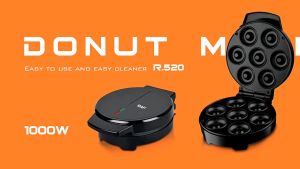 Non-Stick Uniform Heating Donut Maker Machine Led Display Small Donut Maker-asianmart