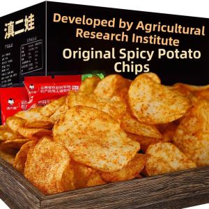 Diabetic Friendly Spicy Potato Chips Sugar Free Snacks for Pregnant Women And Middle Aged Elderly with High Blood Sugar