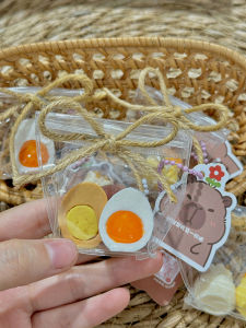 Handmade Silicone Simulation Food Toy Stress Relief Dumpling Rice Cake Toy Artist Collectible Toy Realistic Food Design