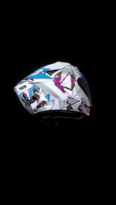 Helm Half Face Jitsu Hybrid Motif Keren Trendy Terbaru 2025 Premium SNI