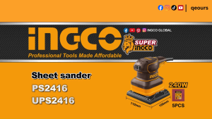 INGCO 240W PALM SANDER | SQUARE SHEET | PS2416