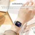 สมาร์ทวอทช์ โทร/โทรไร้สาย โหมดกีฬาหลายตัว เตือนแอพหลายตัว เหมาะสําหรับทุกเพื่อน เข้ากันได้กับ iPhone/และ. 