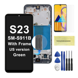 For Samsung S23 TFT Quality LCD Display Touch Screen Digitizer Assembly Replacement Frame for SM-S911B/SM-S911U/SM-S911W