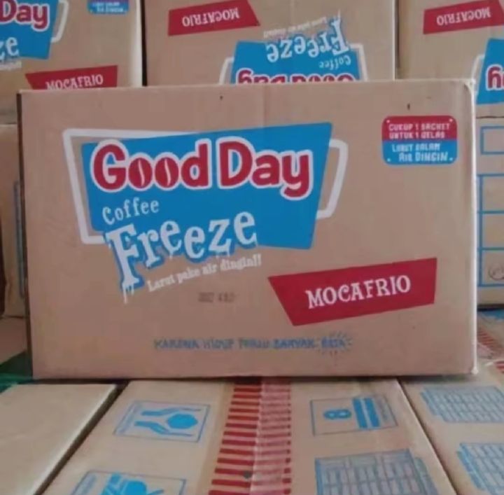 1 dus (120 bungkus) Good day coffee freeze, good day kopi es