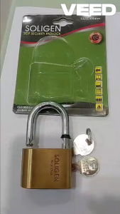 Gembok Per Panjang Kuningan Computer Key SOLIGEN 40mm & 60mm