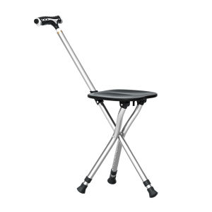 ZHONGLIANG | Foldable Portable Non-slip Walking Aid Stick Chair