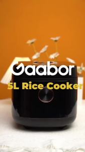 Gaabor 5.0L Low Sugar Rice Cooker Multifunctional Digital Display Anti Scald Cover Non Stick Energy Saving RC18T BK01A