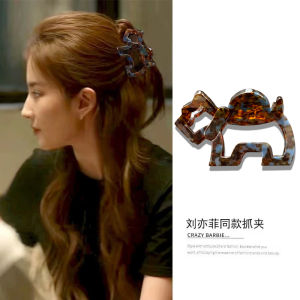 Elegant Acetate Hair Clips Womens Cute Dog Shark Clamp Hair Accessories Korean Style Fresh out New Fashion Jewelry
