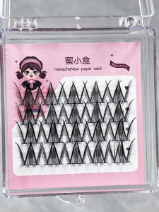 Light Fashion Snow Lotus American Fake Eyelashes Natural Simulation Thick Curl Smart Barbie Big Eye Ten Rows Large Capacity