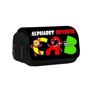 Alphabet Lore Double Pencil Pouch Letter Legend Print Student Stationery Pencil Organizer