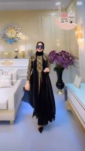 ZIFA FASHION // COD // WILONA DRESS ABAYA // ARABIAN TURKEY // GAMIS ABAYA HITAM // ABAYA BORDIR // ABAYA PAYET ABAYA WARNA BEST SELLER // *DZ