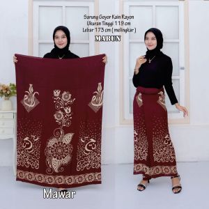 SARUNG GOYOR WANITA -SARUNG MBAK SANTRI TERBARU RAYON SUPER HALUS&ADEM -SARUNG PONDOK PUTRI