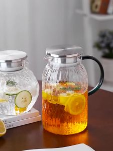 Glass kettle high temperature resistant cold kettle home large-capacity boiled water Teapot water cup set boiling Tea Pot