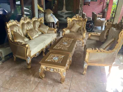 Kursi tamu sofa jati jepara formasi 321 meja
