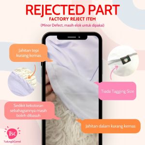 TSC Tudung Sekolah Awning Scuba Reject (Set B)