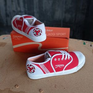 Sepatu takraw nanyang merah putih